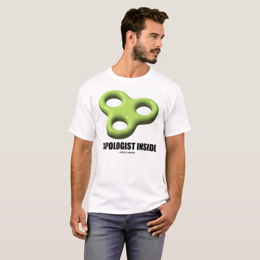 Topologist Innere (dreifacher Torus) T-Shirt (Vorne ganz)