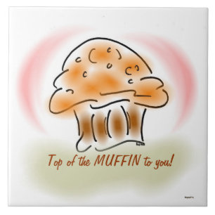 Topp des MUFFINS Fliese