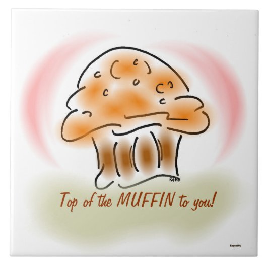 Topp des MUFFINS Fliese (Vorderseite)