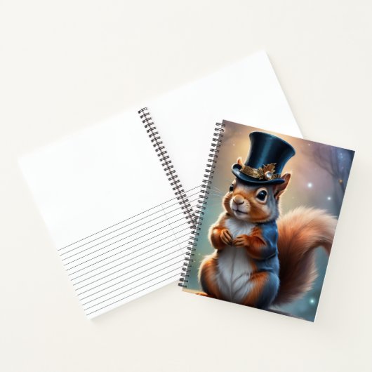 Topper Eichhörnchen Notizblock (Innenseite)