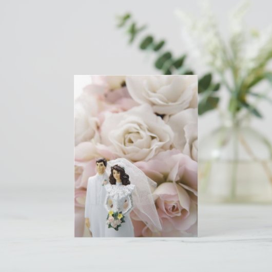 Topper-Rose Postkarte (Stehend Vorderseite)