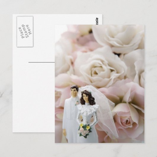 Topper-Rose Postkarte (Vorne/Hinten)