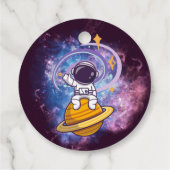 Toppers für Cupcake Toppers für Weltraumraketen Geschenkanhänger (Rückseite)