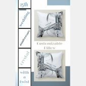 Toppled Crystal Wine Goblets Kissen