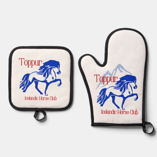 Toppur Ofenhandschuh & Topflappen-Set (Vorderseite)