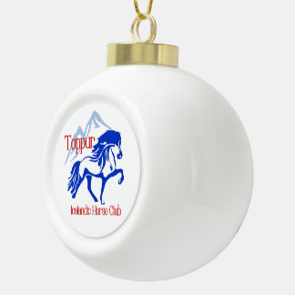 Toppur-Schmuck Keramik Kugel-Ornament
