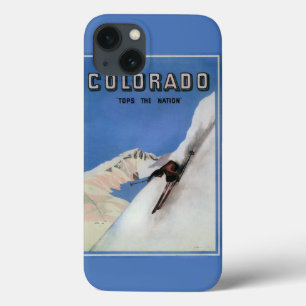 Tops the Nation - Skiing Promotional Poster Case-Mate iPhone Hülle