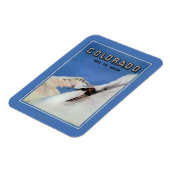 Tops the Nation - Skiing Promotionplakat Magnet (Linke Seite)