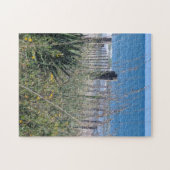 Topsail Beach Dünen Meerblick Puzzle (Horizontal)