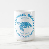 Topsail Beach (Meeresschildkröte) Kaffeetasse (Mittel)