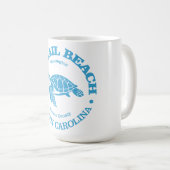 Topsail Beach (Meeresschildkröte) Kaffeetasse (VorderseiteRechts)