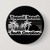 Topsail Beach North Carolina Button (Vorderseite)