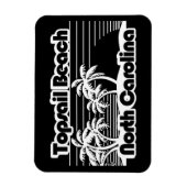 Topsail Beach North Carolina Magnet (Vertikal)