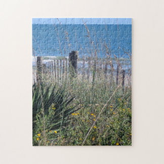 Topsail Beach Sanddune Ocean View Puzzle