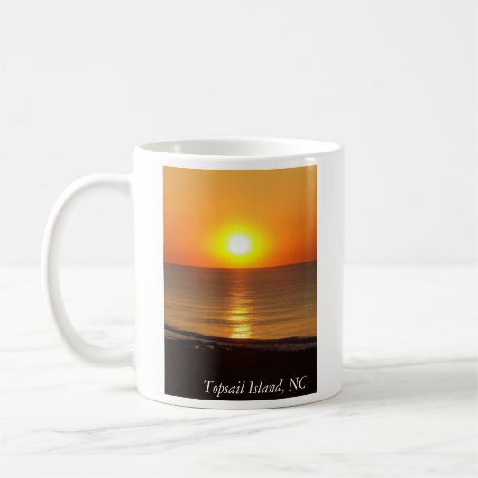 Topsail Insel, NC-Kaffee-Tasse Kaffeetasse (Links)