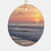 Topsail Insel, NC Keramik Ornament (Links)