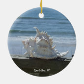 Topsail Insel, NC Keramikornament (Hinten)