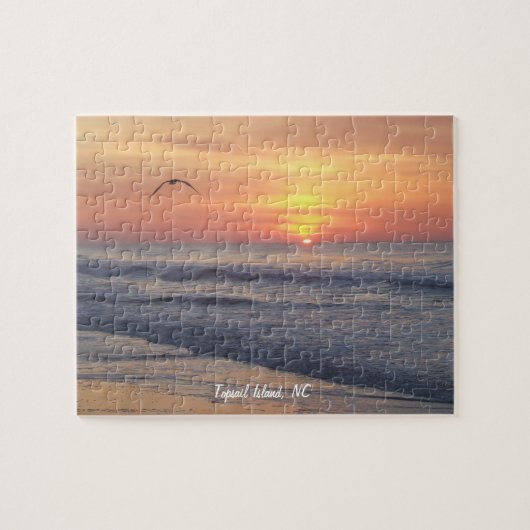 Topsail Insel, NC-Puzzlespiel, Puzzle (Horizontal)