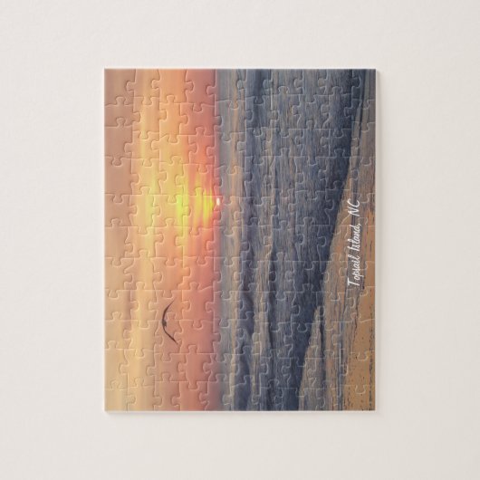 Topsail Insel, NC-Puzzlespiel, Puzzle (Vertikal)