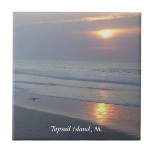Topsail Insel, NC Trivet/Fliese Fliese