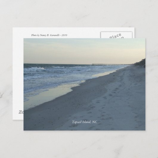 Topsail Island, NC Postkarte (Vorne/Hinten)