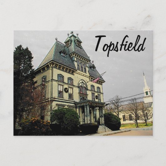 Topsfield Postkarte (Vorderseite)
