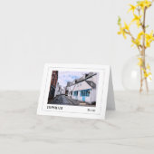 Topsham, Devon, England Karte (Gelbe Blume)