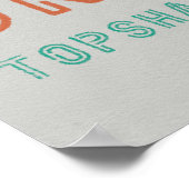 Topshaw Brunswick Bridge Maine USA Poster (Ecke)