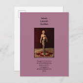 #TOPSUPERMODEL Ishah Laurah Einladungspostkarte (Vorne/Hinten)