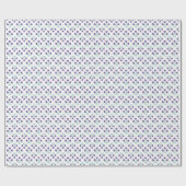 Topsy Tulip in Purple and Teal Geschenkpapier (Flach)