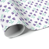 Topsy Tulip in Purple and Teal Geschenkpapier (Rolleneckpunkt)