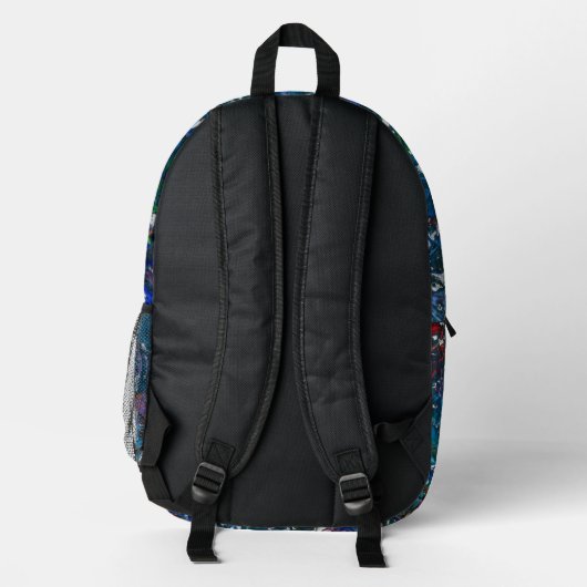 Topsy-Turvy Backpack Bedruckter Rucksack (Rückseite)