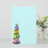 Topsy Turvy Cake Briefpapier (Stehend Vorderseite)