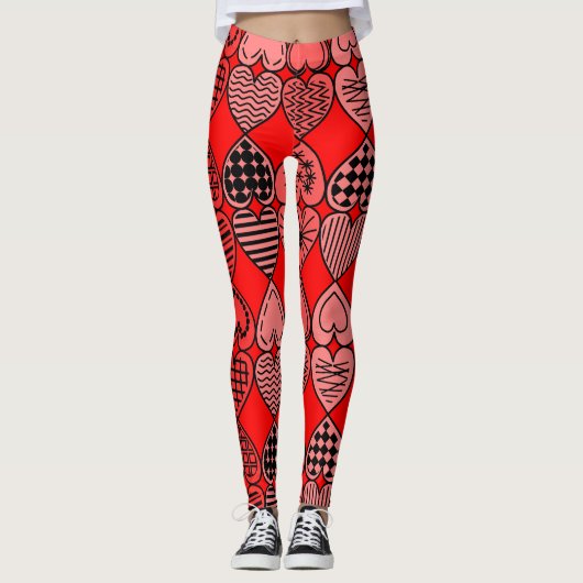Topsy Turvy Hearts Leggings (Vorderseite)