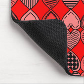 Topsy Turvy Hearts Mousepad (Ecke)