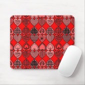 Topsy Turvy Hearts Mousepad (Mit Mouse)