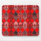 Topsy Turvy Hearts Mousepad (Vorne)