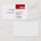 TopTag - Ruby Red Visitenkarte (Vorne/Hinten)