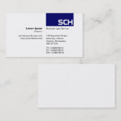 TopTag - Tiefe Marine Visitenkarte (Vorne/Hinten)