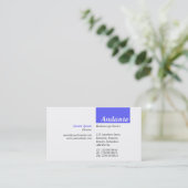 TopTag v3 - Electric Blue Visitenkarte (Stehend Vorderseite)