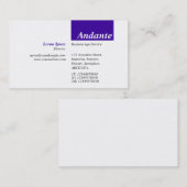 TopTag v3 - Storm Blue Visitenkarte (Vorne/Hinten)