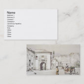 Tor der Rebe (Puerta Del Vino), 'von den Skizzen Visitenkarte (Vorne/Hinten)