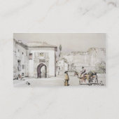 Tor der Rebe (Puerta Del Vino), 'von den Skizzen Visitenkarte (Rückseite)