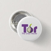Tor - Der Zwiebel-Router Button (Vorne & Hinten)