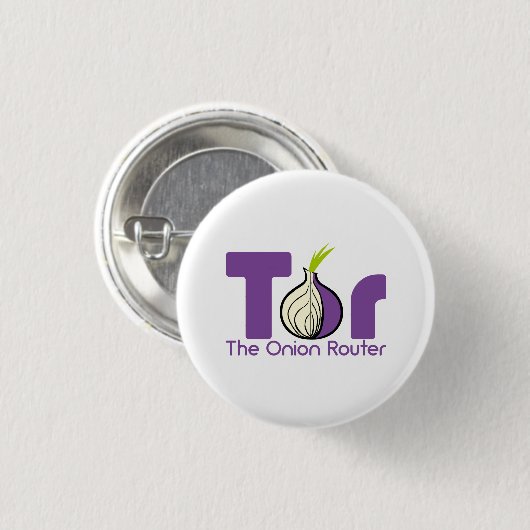 Tor - Der Zwiebel-Router Button (Vorne & Hinten)