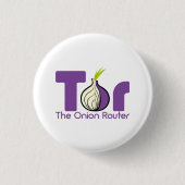 Tor - Der Zwiebel-Router Button (Vorderseite)