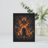 Tor des Infernos Postkarte (Stehend Vorderseite)