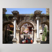 Tor des römischen Kaisers Hadrian Poster (Vorne)