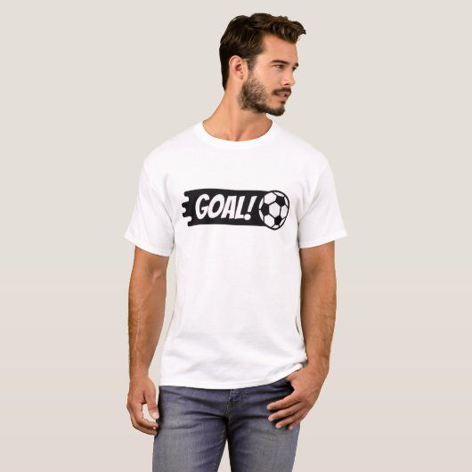 Tor! Fußball Geschwindigkeit T-Shirt (Vorne ganz)