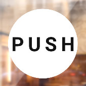 Tor-Geschäft mit weißen und schwarzen Kreisen Fensteraufkleber (Blatt 2)